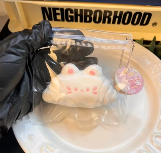 Handmade Cat Croissant Squishy