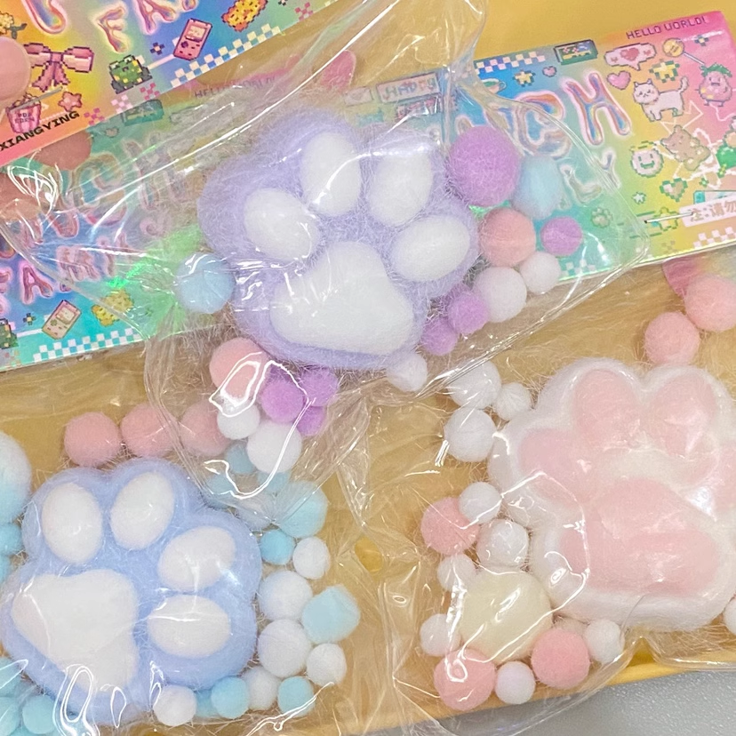 Jelly Kitty Paw Squishy