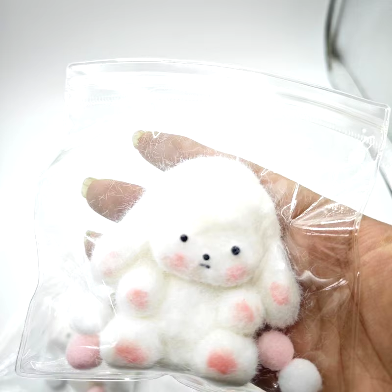 Fluffy Snow Animal Taba Squishy