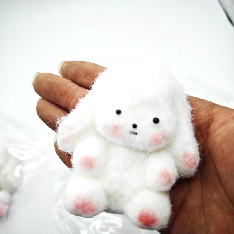 Fluffy Snow Animal Taba Squishy