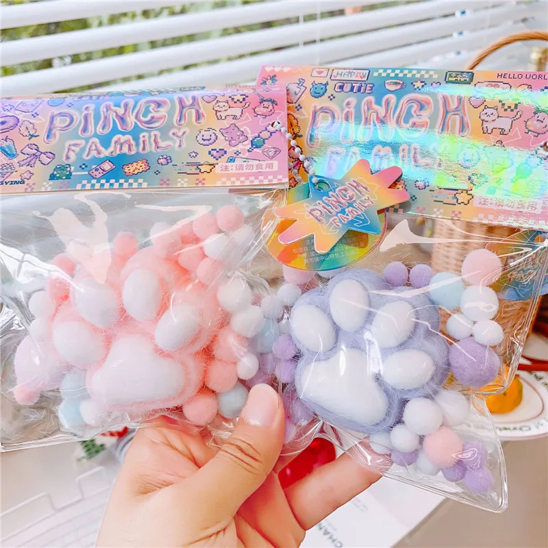 Jelly Kitty Paw Squishy