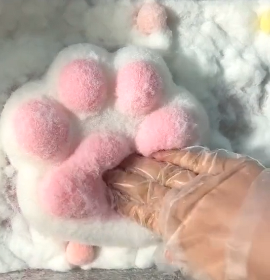 JUMBO Jelly Kitty Paw Squishy
