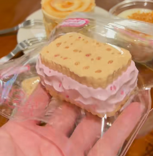 Strawberry Biscuit Taba Squishy