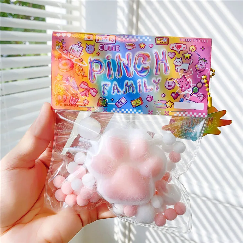 Jelly Kitty Paw Squishy