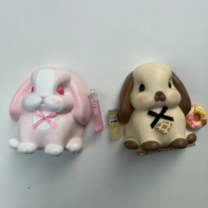 Pink Bunny Taba Squishy