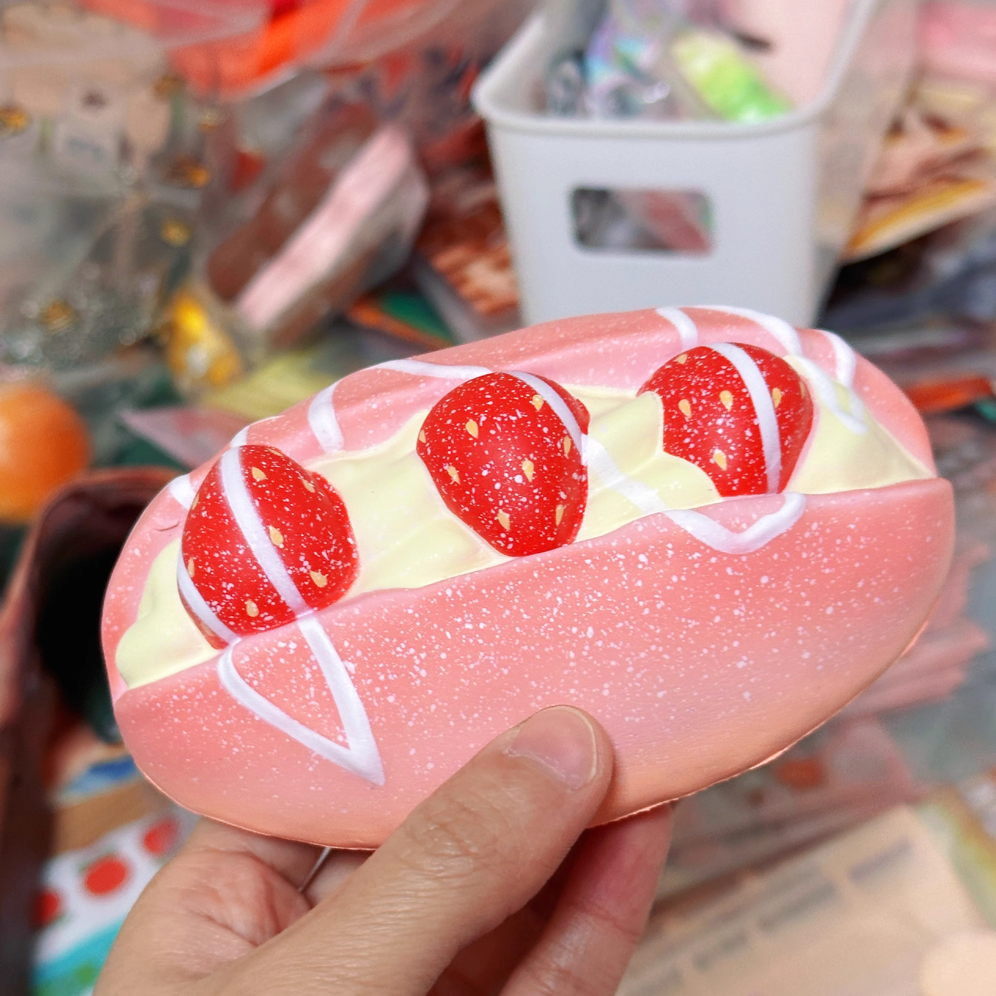 Strawberry Baguette Squishy