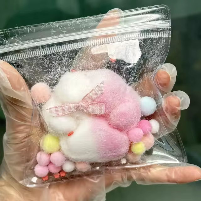 Fluffy Cat Paw Taba Squishy (Gradients + Handmade)