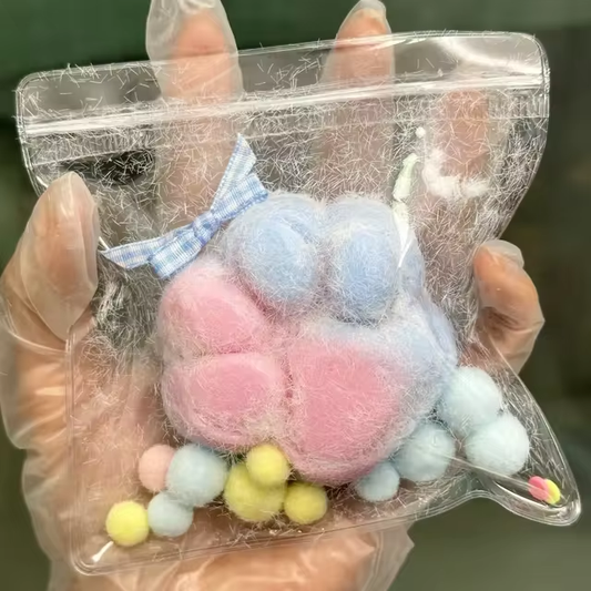 Fluffy Cat Paw Taba Squishy (Gradients + Handmade)