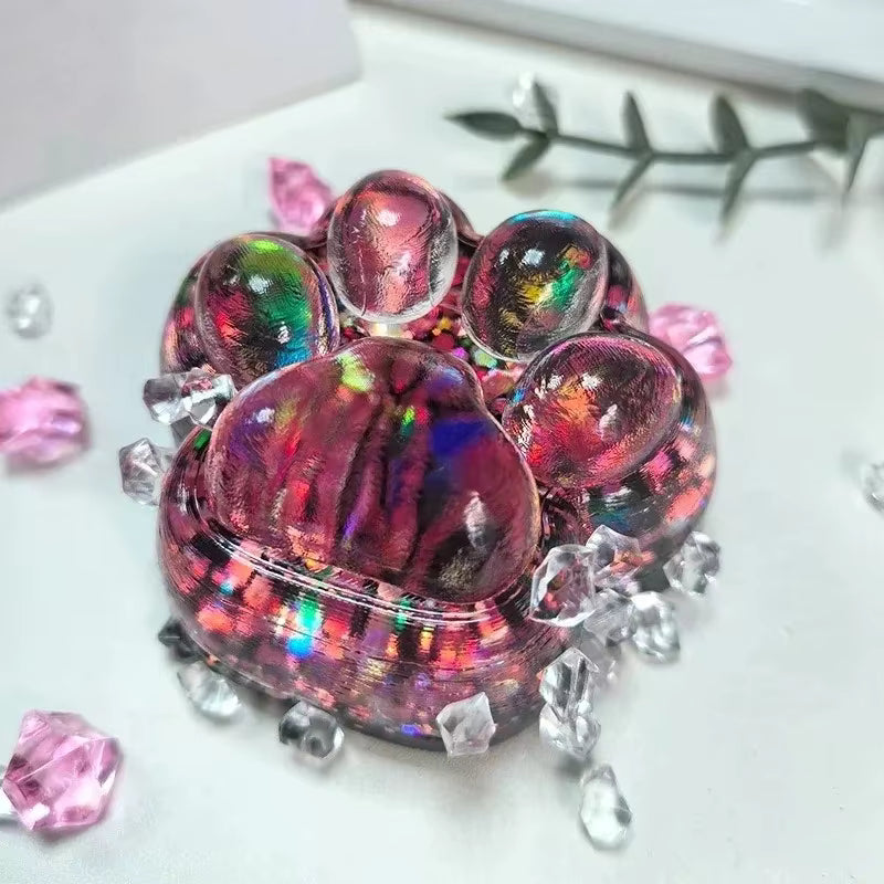Sparkly Cat Paw Squishy