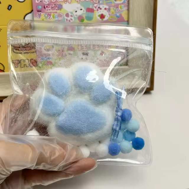 Fluffy Cat Paw Taba Squishy (Gradients + Handmade)