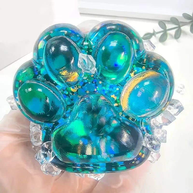 Sparkly Cat Paw Squishy