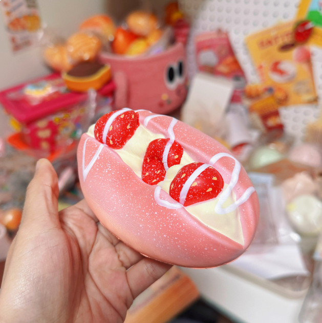 Strawberry Baguette Squishy