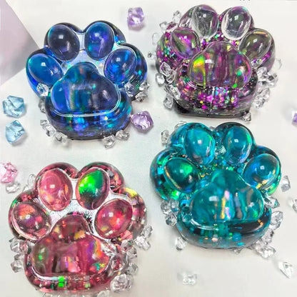 Sparkly Cat Paw Squishy